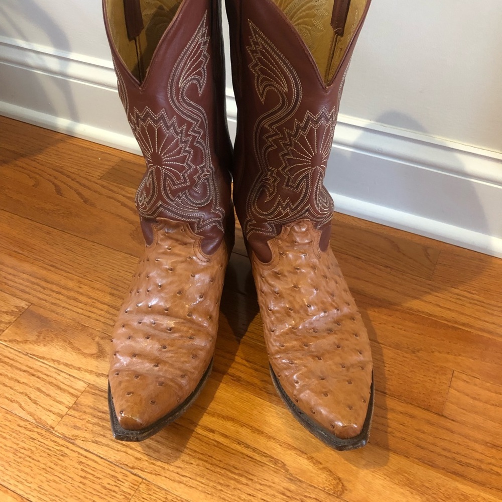 Ostrich Cowboy Boots